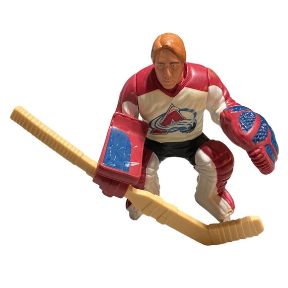 NHL ACTION FIGURE Patrick Roy ~ Home Decor Office Game Room Man Cave Sports Bar - Picture 1 of 9